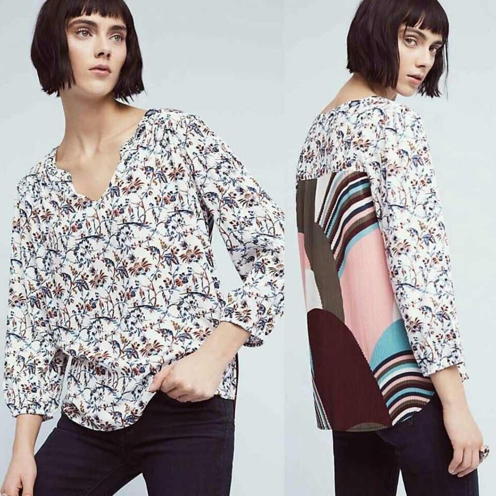 Anthropologie Caia Blouse Small NWOT